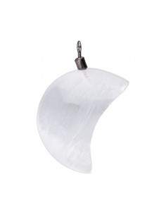 Selenite Luna Pendant