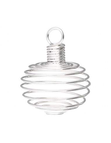 Ciondolo Gabbia Piccola in Placcatura...