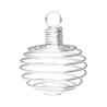 Small Silver Plated Cage Pendant