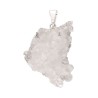 Silver Plated Quartz Druse Pendant