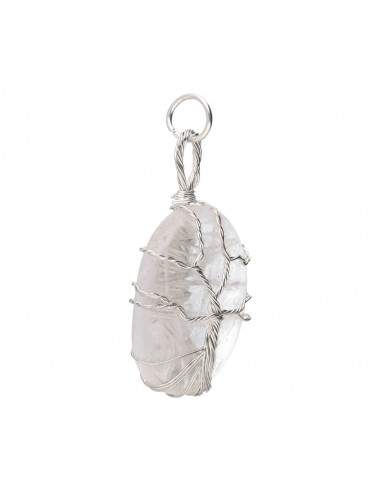 Pendentif en Quartz Arbre de Vie en...