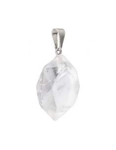 Pendentif en quartz blanc... 2