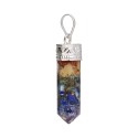Resin Tip with Chakras Pendant