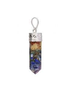 Resin Tip with Chakras Pendant 2
