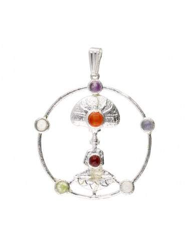 Ciondolo di Buddha e fiore di loto...