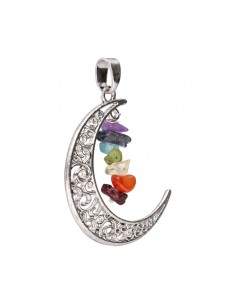 Colgante Luna con Minerales... 2