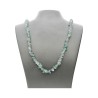 Colar de fichas de fluorite verde