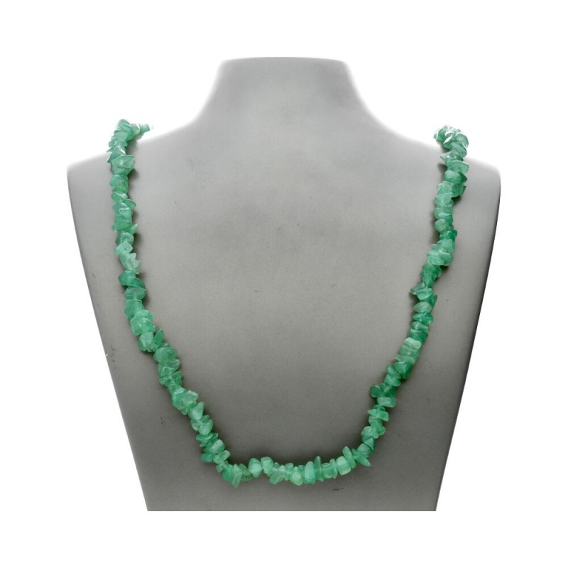 Collana Chip di Quarzo Verde, Avventurina
