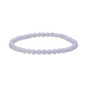Bracciale in Calcedonio Blu 4mm