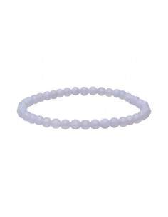 Blue Chalcedony Bracelet 4mm