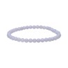 Bracciale in Calcedonio Blu 4mm