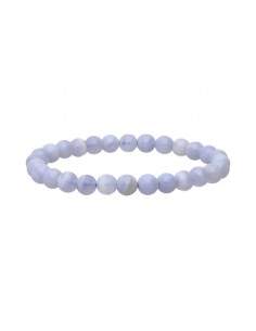 Blue Chalcedony Bracelet 6mm