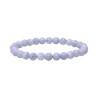 Pulseira Chalcedon Azul 6mm