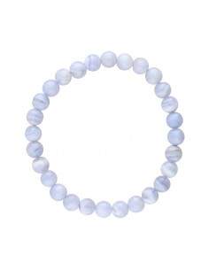 Pulseira Chalcedon Azul 6mm 2
