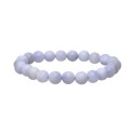 Pulsera de Calcedonia Azul 8mm