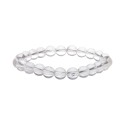 Pulseira de Quartzo Branco 8mm