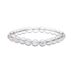 Bracciale in Quarzo Bianco 8mm
