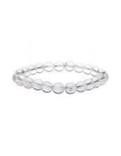 Pulsera di Quarzo Bianco 8mm