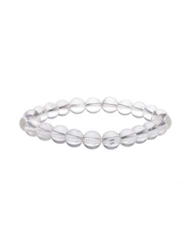 Pulsera di Quarzo Bianco 8mm
