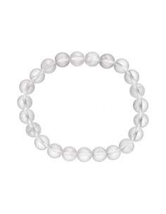 Pulsera di Quarzo Bianco 8mm 2