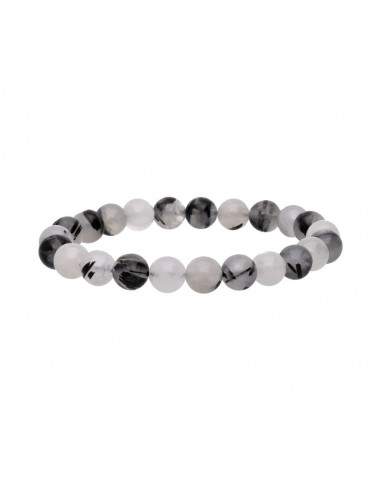 Pulsera di Quarzo Tormalinato 8mm