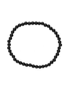 Pulsera di Ossidiana 4mm 2