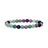 Bracciale in Fluorite Arcobaleno Verde 8mm