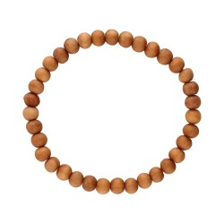 Bracciale in Legno di Sandalo 6mm