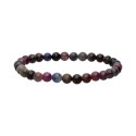 Bracelet saphir multicolore 6mm