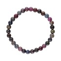 Pulseira de safira multicolorida 6mm