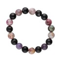 Pulseira turmalina multicolorida 10mm