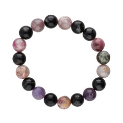 Bracciale in Tormalina Multicolore 10mm