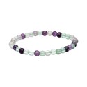 Fluorita arco-íris infantil Pulseira 4mm