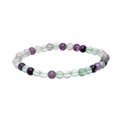 Bracciale Infantile in Fluorite Arcobaleno 4mm