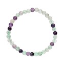 Fluorita arco-íris infantil Pulseira 4mm