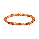Cornalina 4mm para crianças Pulseira