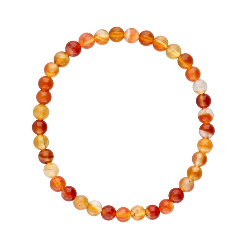 Bracciale Infantile in Cornalina 4mm