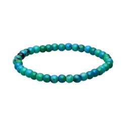 Bracciale Infantile in Crisocola Potenziata 4mm