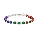 Pulseira Chakra com banho de prata