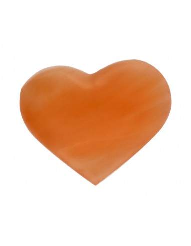 Corazón di Selenita Arancione Piccolo
