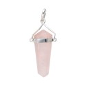 Pendant of Rose Quartz Bi-Terminated : Vives de la Cortada
