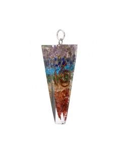 Resin Triangle with Chakras... 2