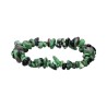 Pulseira zoisita chip com Ruby