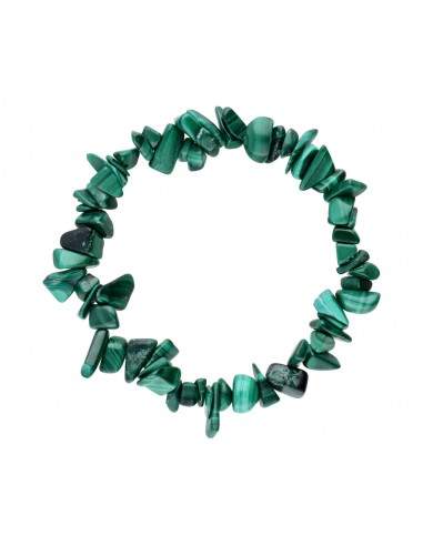Braccialetto con chip di malachite