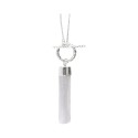 Pendente in Selenite Grezzo Smontabile in Bagno d'Argento