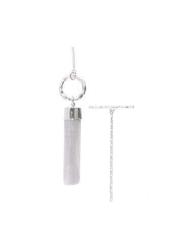 Pendentif détachable en sélénite...