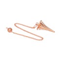 Pendule Isis conique en cuivre (PEND64)