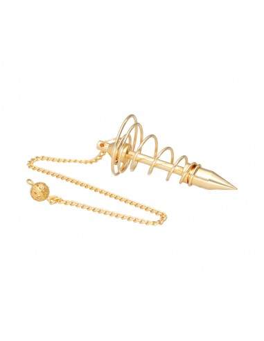 Grande pendolo a spirale in bronzo...