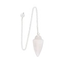 Pêndulo com gota de quartzo leitoso (28)