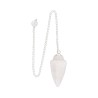 Pêndulo com gota de quartzo leitoso (GOT13)